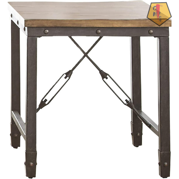 GN109 Solid Wood Top End Table Wayfair